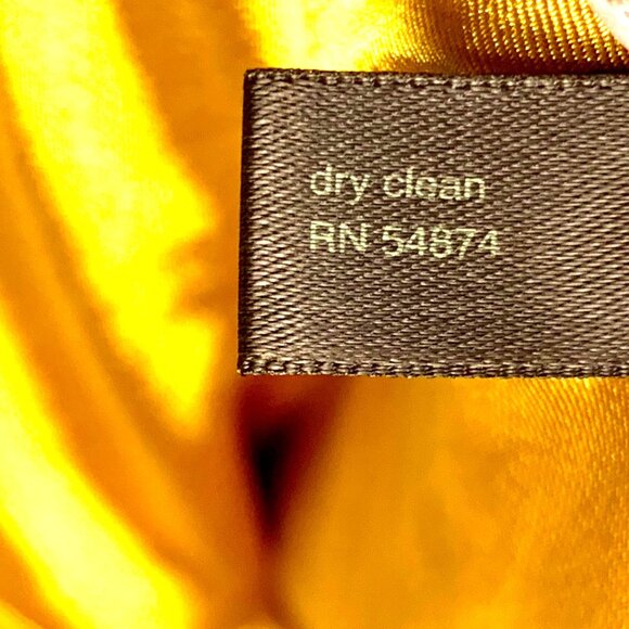 Yellow Strapless Crinkle Sheer Stripe Pleated Dress 6 Girly Flowy HOCO Pageant - Picture 12 of 13